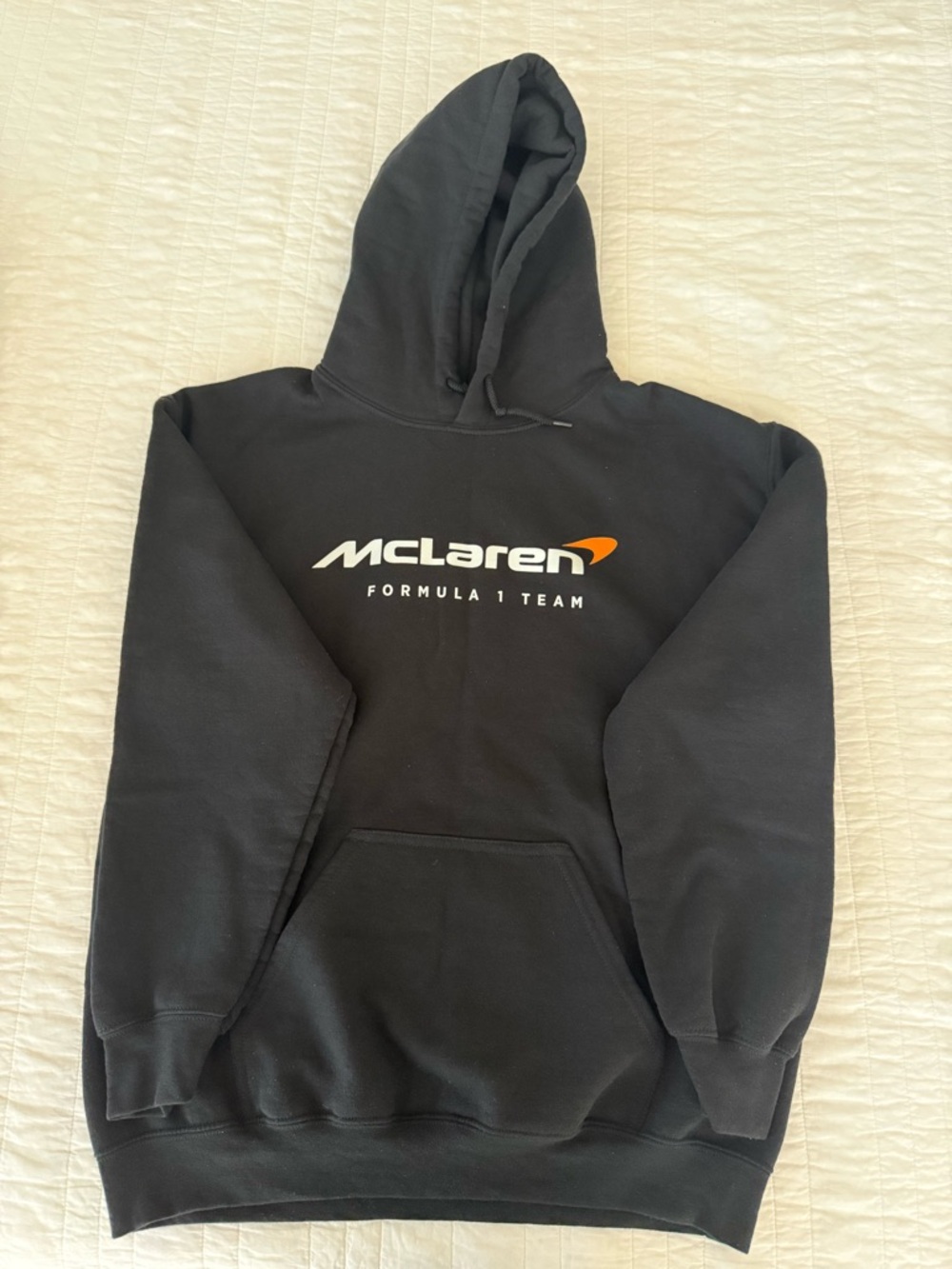 McLaren F1 Hoodie Black Medium Unisex | Formula 1 Team Sweatshirt | NWOT